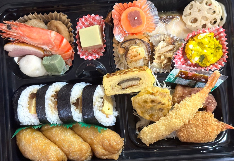 お弁当のほとんどが手作り